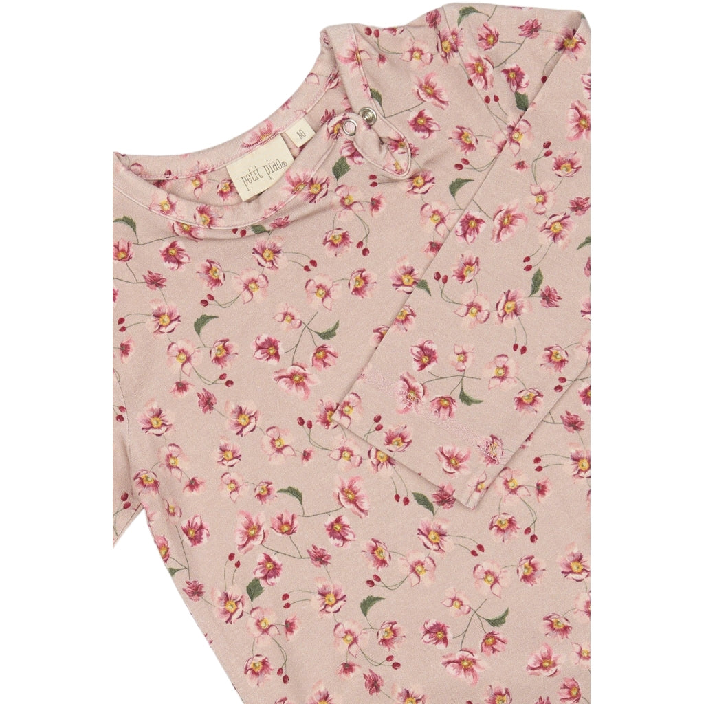 PETIT PIAO Body L/S Printed Bodystockings Autumn Anemone