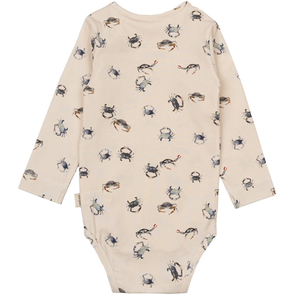 PETIT PIAO Body L/S Printed Bodystockings Sea