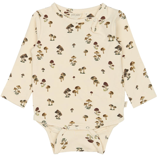 PETIT PIAO Body L/S Printed Bodystockings Fungi