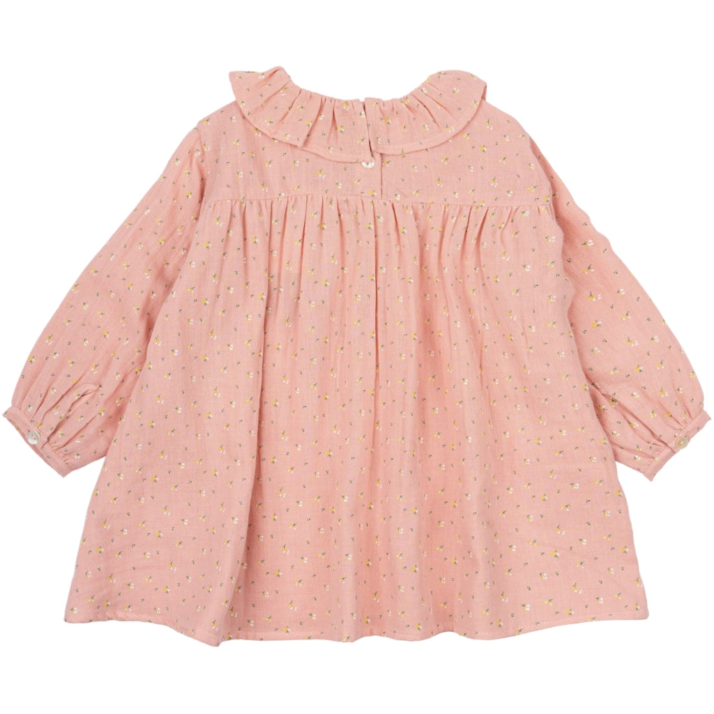 PETIT PIAO Dress L/S Woven Print Dress Flower aop