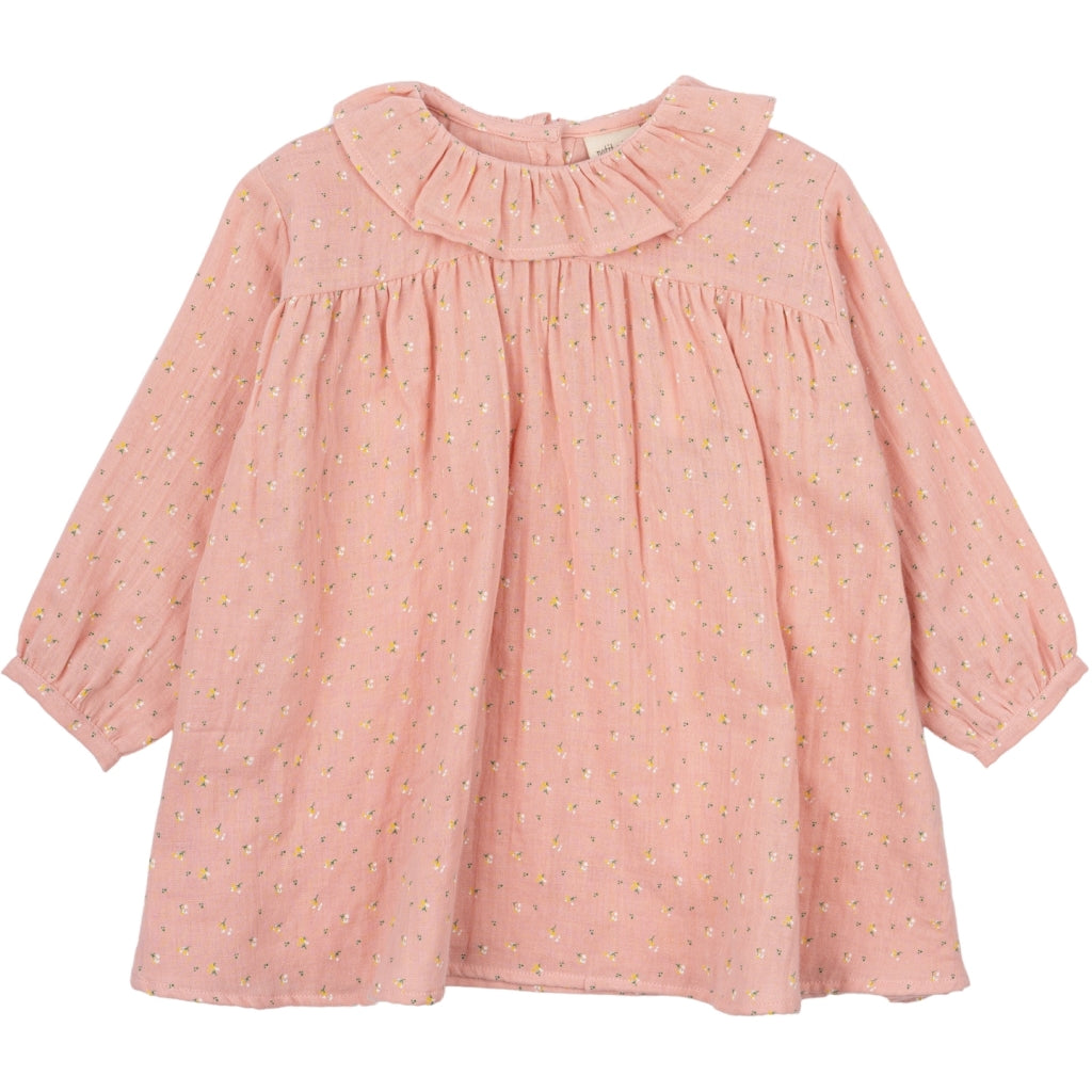 PETIT PIAO Dress L/S Woven Print Dress Flower aop