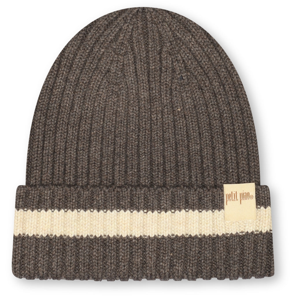 PETIT PIAO Knit Hat Hats Dark oak