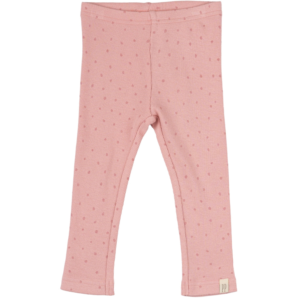 PETIT PIAO Legging Modal Dot Leggings Bright Rose