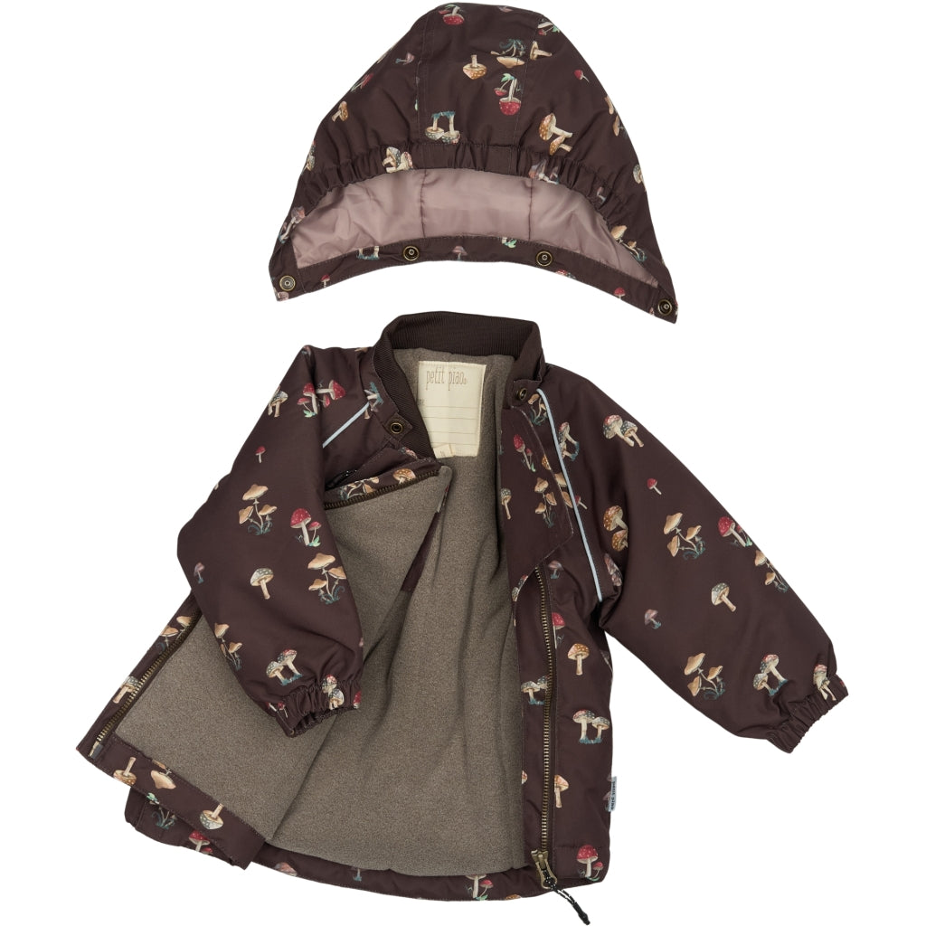 PETIT PIAO PPDard Winter Jacket Jacket Fungi AOP