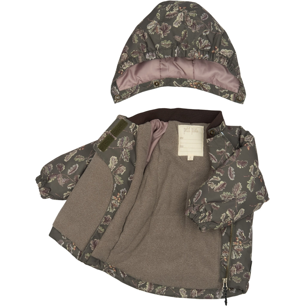 PETIT PIAO PPDard Winter Jacket Jacket Oak AOP