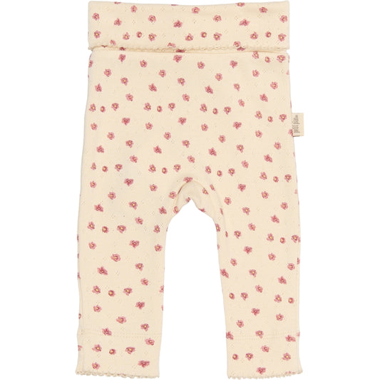 PETIT PIAO PPDia fold leggings pointel NB Leggings Autumn Anemone AOP
