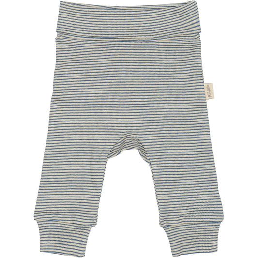 PETIT PIAO PPDian fold leggings stripe NB NOOS Leggings True Navy/Dark off white