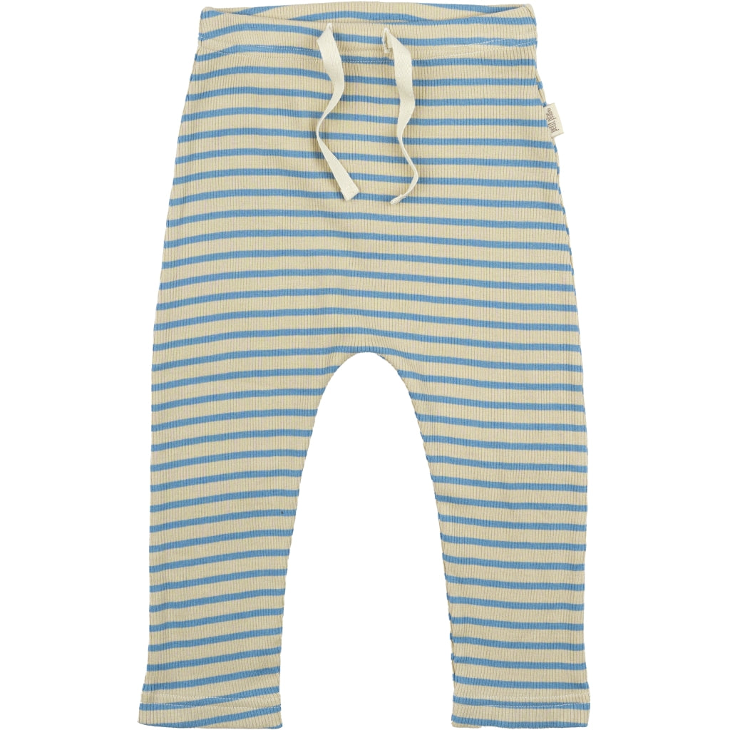 PETIT PIAO Pants Modal Striped Pants Allure Blue/Dark Off White