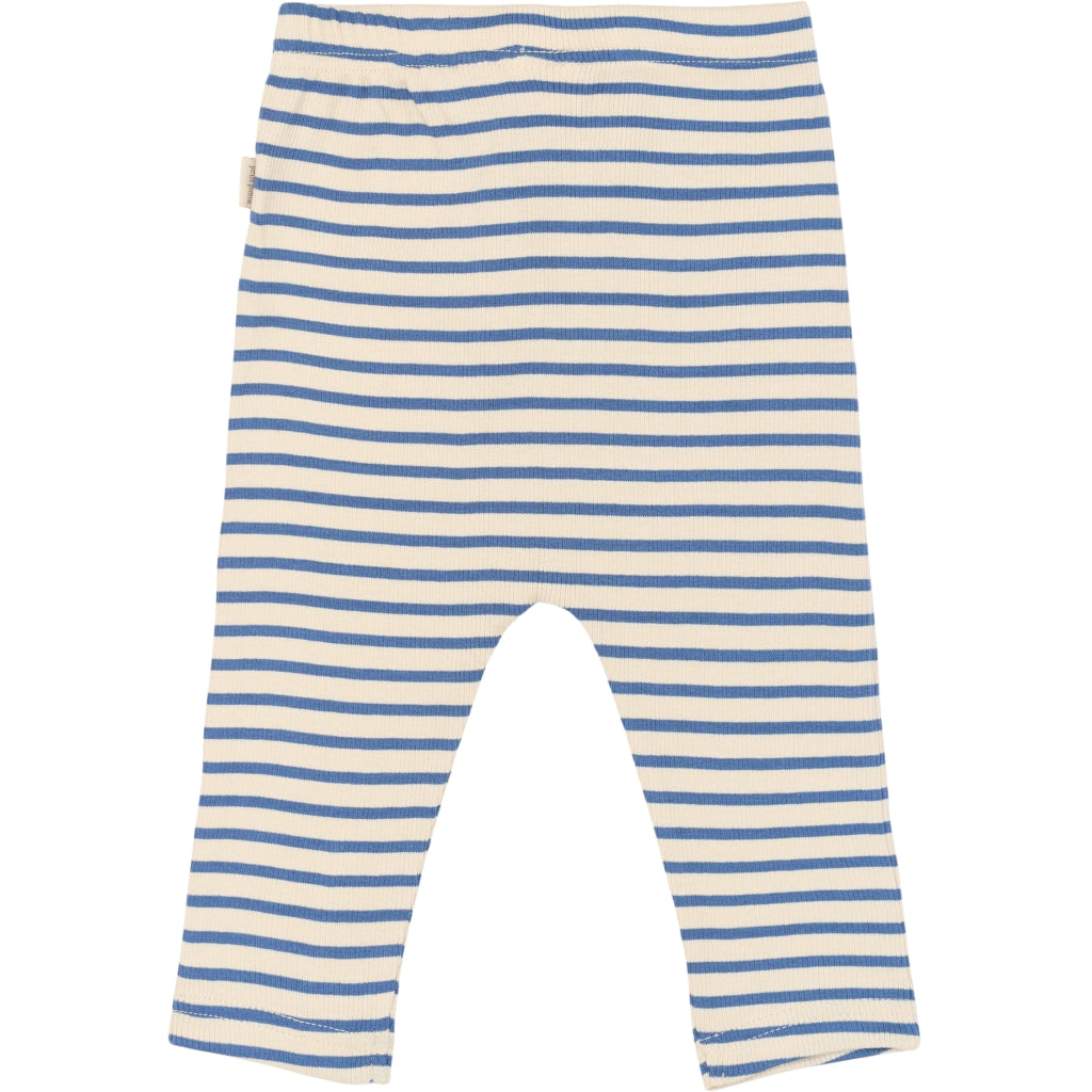 PETIT PIAO Pants Modal Striped Pants True navy/off white