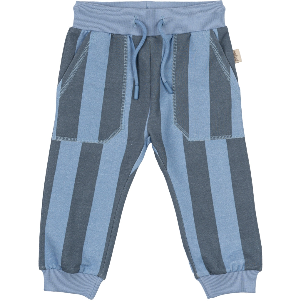 PETIT PIAO Sweat Pants Line Pants Allure Blue