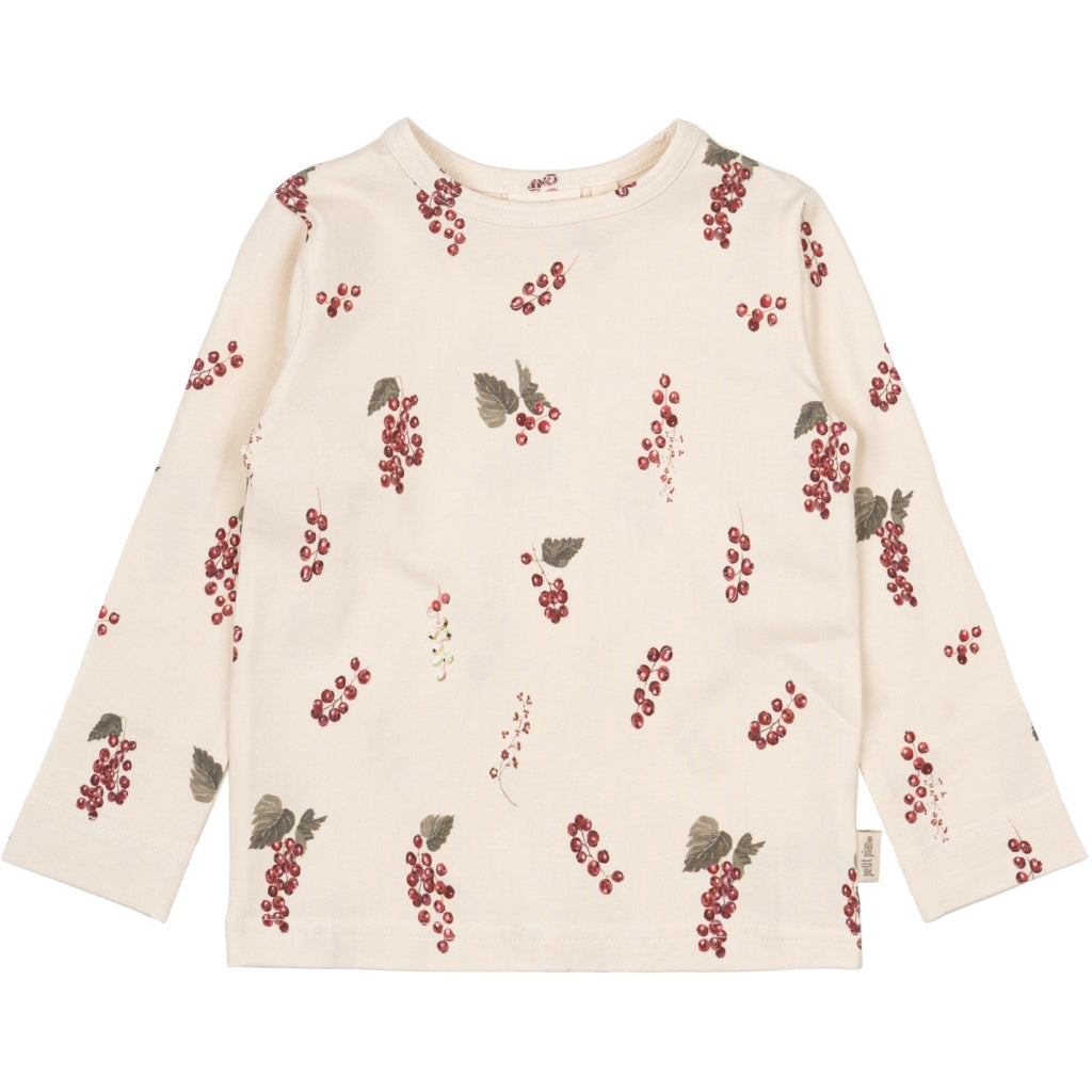 PETIT PIAO T-shirt L/S Printed L_S Tee Berry