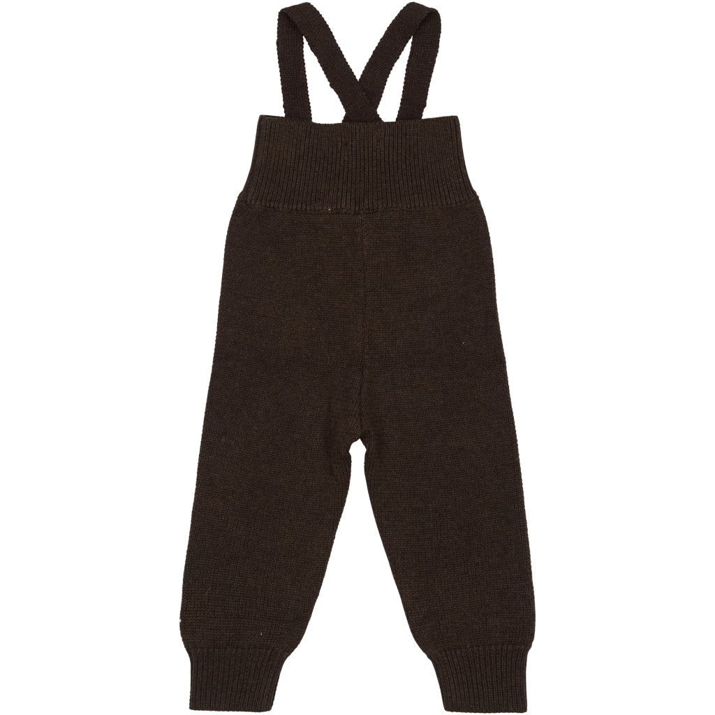 PETIT PIAO ppDag High Strap Pants Knit Pants Coffee Bean