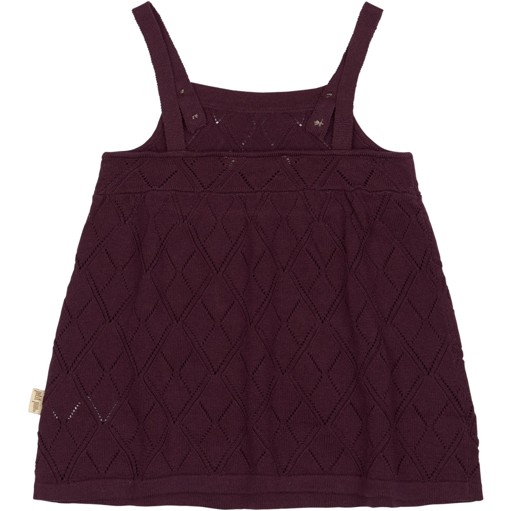 PETIT PIAO ppDalia Knit Dress Dress Dark Grape