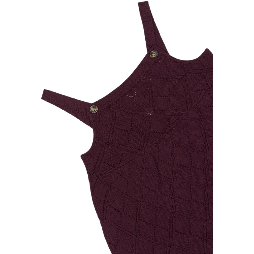 PETIT PIAO ppDalia Knit Dress Dress Dark Grape