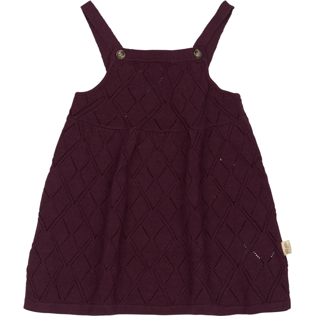 PETIT PIAO ppDalia Knit Dress Dress Dark Grape