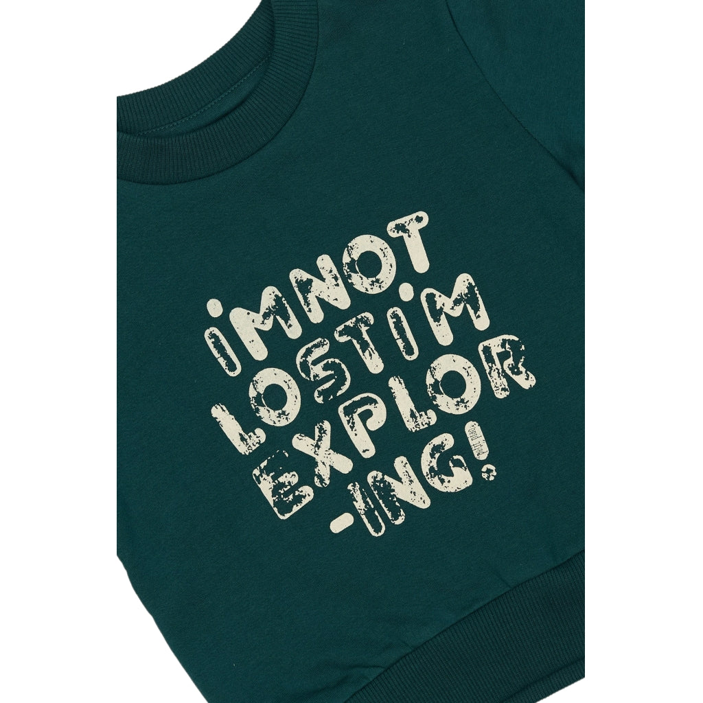 PETIT PIAO ppDov Sweat shirt Sweatshirt Dark Sea
